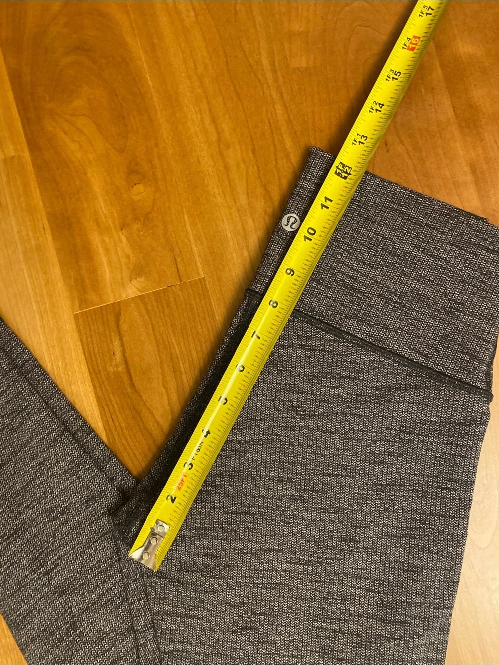 lululemon Heathered Charcoal Wunder Under High-Rise Leggings
